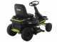 Ryobi RY48RM76A Battery-powered Riding-on Mower - 48 V/50Ah Battery-powered Electric Motor - 76cm Cutting Width - 2 in 1