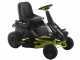 Ryobi RY48RM76A Battery-powered Riding-on Mower - 48 V/50Ah Battery-powered Electric Motor - 76cm Cutting Width - 2 in 1