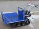BullMach Helios 320 F Tracked Power Barrow with Tipping Sides - 320 Kg Capacity