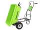 Electric Battery-powered Wheelbarrow Greenworks G40GC Garden Cart 40V - WITHOUT BATTERY AND CHARGER