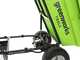 Electric Battery-powered Wheelbarrow Greenworks G40GC Garden Cart 40V - WITHOUT BATTERY AND CHARGER