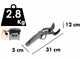 BlackStone 500-BP Electric Pruning Shears  - 1 battery 5.2 Ah 36 V