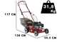 WEIBANG WB455SCOP Self-propelled Petrol Lawn Mower - 139 cc Engine - 2 in 1