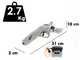 BlackStone 500-BP Electric Pruning Shears with Blackstone 32-H extension pole 2.5 m - Swing cutting system