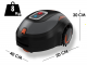 Black &amp; Decker BCRMW123-QW  Robot Lawn Mower with Perimeter Wire - Powered by a 12V Lithium-ion Battery