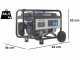 BullMach AMBRA 3600- 3 kW Wheeled Petrol Power Generator with AVR 3 kW - DC 2.8 kW Single-phase
