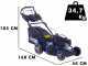BullMach ACHILLE - 51 H Self-propelled Lawn Mower - 4 in 1 - Honda GCVx200 Petrol Engine
