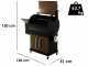 ZGRILLS ZPG-700D Wood Pellet Grill - Stainless Steel Grid - 66x49 cm Cooking Surface