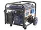 BullMach AMBRA 9500 E - 7.5 kW Wheeled Petrol Power Generator with AVR - DC 7 kW Single-phase