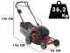 WEIBANG WB452SE3 Self-propelled Battery-powered Lawn Mower - 120 V/4Ah Motor - 4 in 1