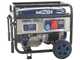 BullMach AMBRA 6500-3 - 5.5 kW Wheeled Petrol Power Generator with AVR - DC 5 kW Three-phase