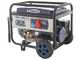 BullMach AMBRA 9500 E-3 - 7.5 kW Wheeled Petrol Power Generator with AVR - DC 7 kW Three-phase + ATS