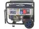 BullMach AMBRA 9500 E-3 - 7.5 kW Wheeled Petrol Power Generator with AVR - DC 7 kW Three-phase + ATS