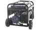 BullMach AMBRA 9500 E-3 - 7.5 kW Wheeled Petrol Power Generator with AVR - DC 7 kW Three-phase + ATS