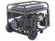 BullMach AMBRA 9500 E-3 - 7.5 kW Wheeled Petrol Power Generator with AVR - DC 7 kW Three-phase + ATS