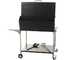 Famur BK 10 Elite 2-in-1 Charcoal and Wood-fired Barbecue - Grid with 8 mm Rotating Tubes