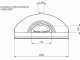 Agrieuro Top-Line INOX - Professional 10 Pizzas Wood-Fired Oven  - 200 Pizzas/h