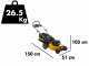 DeWalt DCMW564P2-QW Battery-powered Lawn Mower -2 18V/5Ah Batteries - 48 cm Cutting Width