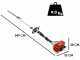 GeoTech 2S GT-2 58 L Hedge Trimmer on Extension Pole - 58 cm3