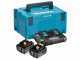 Makita Batteyry Charger + 2 18V 6ah Batteries with Case