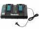 Makita Batteyry Charger + 2 18V 6ah Batteries with Case
