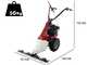 Eurosystems Minieffe - Multifunctional motor mower - B&amp;S 450E