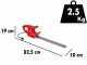 Wolf Garten Lycos E/420 H Electric Hedge Trimmer - 420W Hedge Trimmer with 45 cm Bar