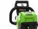 GreenWorks GD60CS40 Battery-powered Electric Chainsaw - 41cm Blade - 60V/4Ah BATTERY AND BATTERY CHARGER NOT INCLUDED