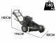 BlackStone SG 420 B&amp;S ES PRO Stump Grinder - B&amp;S XR2100 Engine 420cc - Cutting Disc with 8 Hammers in Tungsten Carbide