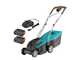 Gardena PowerMax 32/36V P4A Battery-powered Electric Lawn Mower - 2 18 V/2.5Ah Batteries - 32 cm Cutting Width