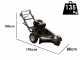 BlackStone SG 420 L ES PRO Stump Grinder - Loncin Engine 420cc - Cutting Disc with 8 Hammers in Tungsten Carbide