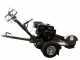 BlackStone SG 420 L ES PRO Stump Grinder - Loncin Engine 420cc - Cutting Disc with 8 Hammers in Tungsten Carbide