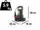 Gardena 17000 Aquasensor 9036-20 Submersible Water Pump for clear water