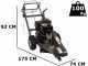 BlackStone SG 420 L Stump Grinder - Loncin Engine 420cc - Cutting Disc with 8 Hammers in Tungsten Carbide