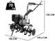 BlackStone MHG 2000 - 212 cc Petrol Garden Tiller - 7 HP
