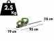 Verdemax TS20 Battery-powered Hedge Trimmer - 60 cm Blade - 20 V 2Ah Battery