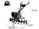 BlackStone MHG 2400 - 212 cc Petrol Garden Tiller - 7 HP