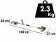 VERDEMAX TR20 - Battery-powered edge strimmer - 20 V 2Ah 