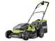 Ryobi Hybrid RY18LMH37A-250 - Battery grass trimmer - 2x18V/5Ah - Cutting 37 cm