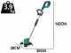 Bosch AdvancedGrassCut 36 - Battery-powered edge strimmer - 36 V- 2Ah 