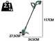 Bosch EasyGrassCut 18-230 - Battery-powered edge strimmer - 18V 2Ah