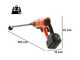 Black &amp; Decker BCPC18D1 Battery-powered Spray Gun Pressure Washer + Free 18V 2Ah battery - 5 in 1 nozzle