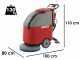 U.T. LP-500/50-B cordless wireless floor washer - 3-in-1: washes, dries and vacuums