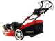 GeoTech Pro S58-3 BMSWGE L225 Self-propelled Petrol Lawn Mower, Swiveling Single Wheel - Electric Start