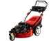 GeoTech Pro S58-3 BMSWGE L225 Self-propelled Petrol Lawn Mower, Swiveling Single Wheel