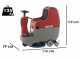 U.B. LP-550-B cordless wireless floor washer - 3-in-1: wash, dry and vacuum