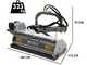 BlackStone BVM 120 M - Tractor-mounted side verge flail mower with Arm - Medium Series