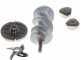 FIMAR TC22TE Electric Meat Mincer - Removable Grinding Unit and Body in Aluminium - Three-phase 400V/ 1.5 hp