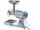 FIMAR TC22TE Electric Meat Mincer - Polished Aluminium Body - Stainless Steel Removable Grinding Unit- Three-phase - 400 V / 1.5 hp