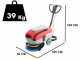 U.T. LP-430-E electric floor washer - 3-in-1: washes, dries and vacuums